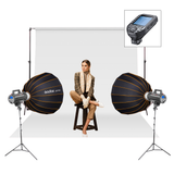 LUMI200II Mains Powered Flash Education Studio In-House Lighting Kit