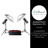 AD600PROII Flash Twin Umbrella Kit