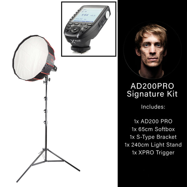 AD200PRO Single Head Portrait Photography Kit by Sean Tucker