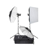 SK400II-V Dual Studio Super-Bright LED Flashlight Lighting Setup