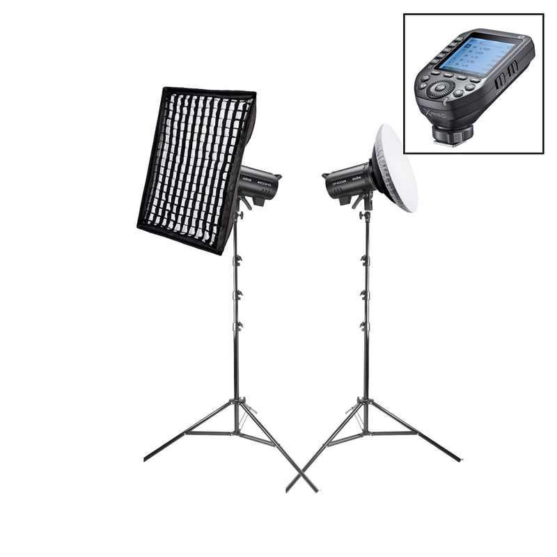 Godox DP400IIIV College Educational Photography Twin Flash Starter Kit