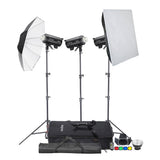 DP800IIIV Three Head Studio Flash Lighting Kit