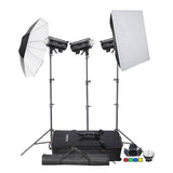 DP1000IIIV Three Head Studio Flash Lighting Kit