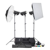 DP1000IIIV Three Head Studio Flash Lighting Kit