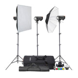 QT1200IIIM Trio of Studio Flash Kit