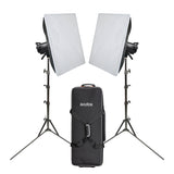 Godox MS300V Twin Softbox Studio Photography Lighting Kit