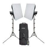 Godox MS300V Twin Softbox Studio Photography Lighting Kit