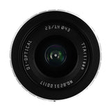 TT Artisan 23mm f/1.4 Manual-Focus Lens for APS-C/Micro 4/3 Mirrorless Cameras