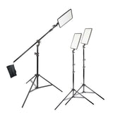 GLOWPAD 350S Slim-Profiled Daylight Balanced LED Panel Triple Kit