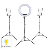 Essential Bi-Colour LED Ring Vlogger Lighting Kit