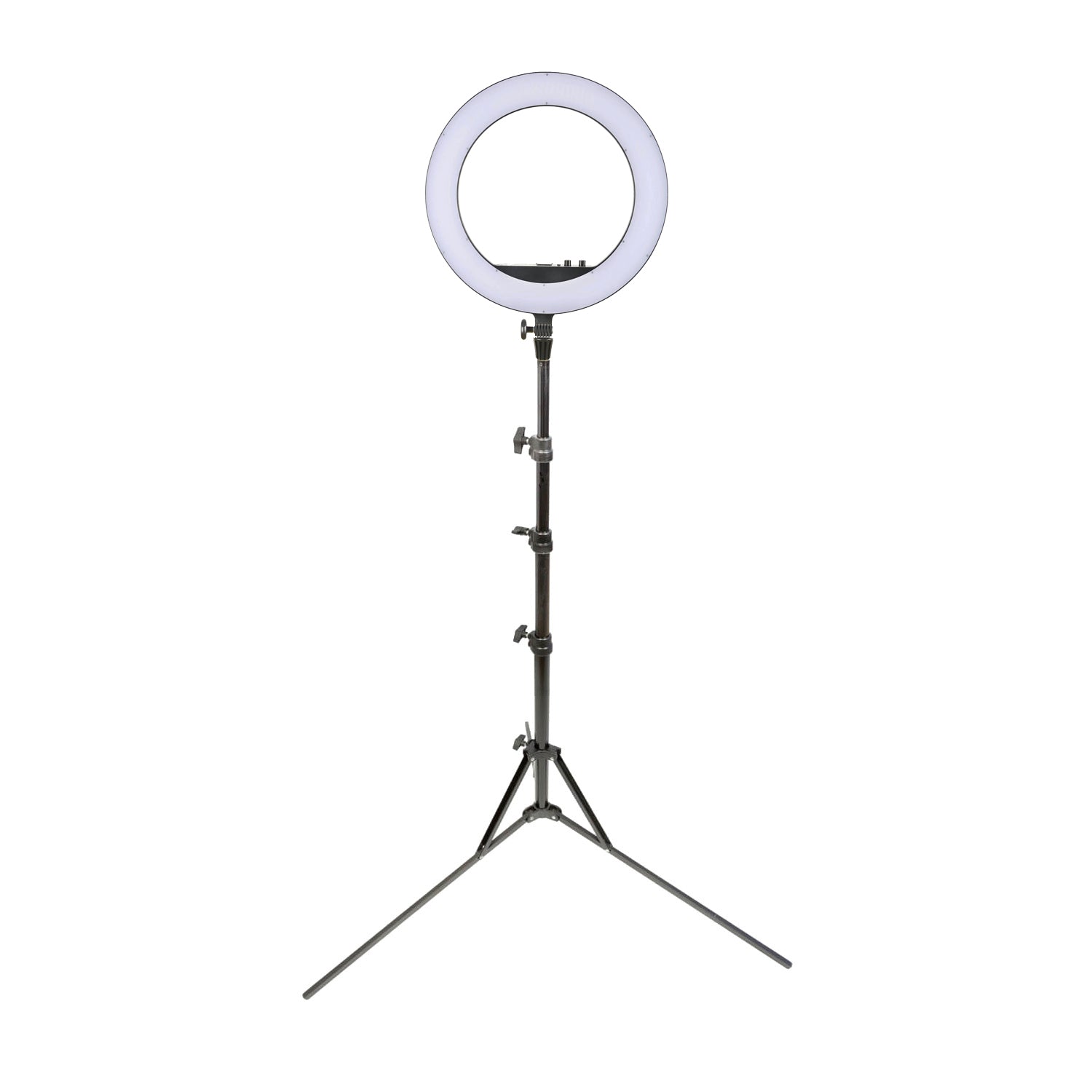 RICO240B MKII DSLR LED Ring Light Stand Video Reporter Kit
