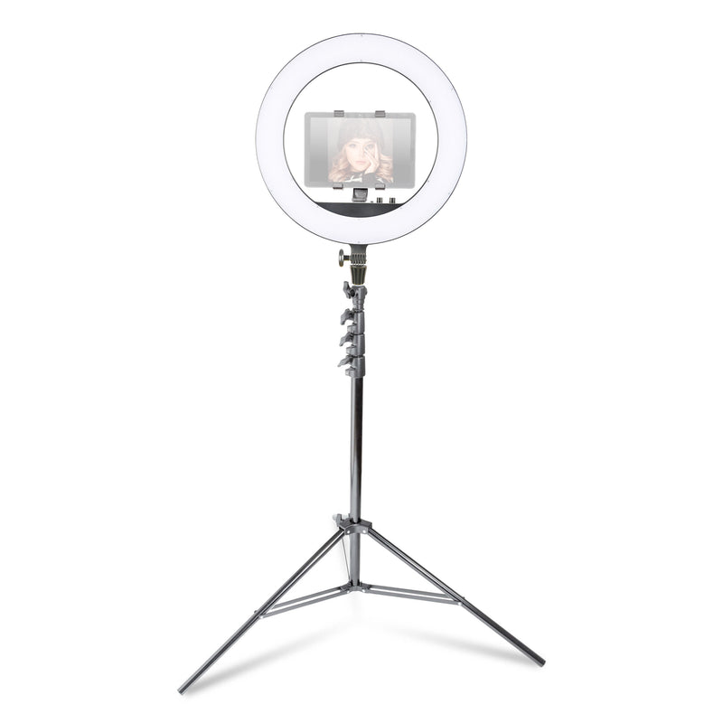 LR160 Large LED Ring Light with Stand & Tablet Bracket Kit