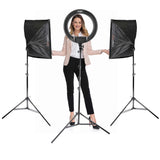 LR160 Ringlight with EZYLiTE Live Stream Complete Kit