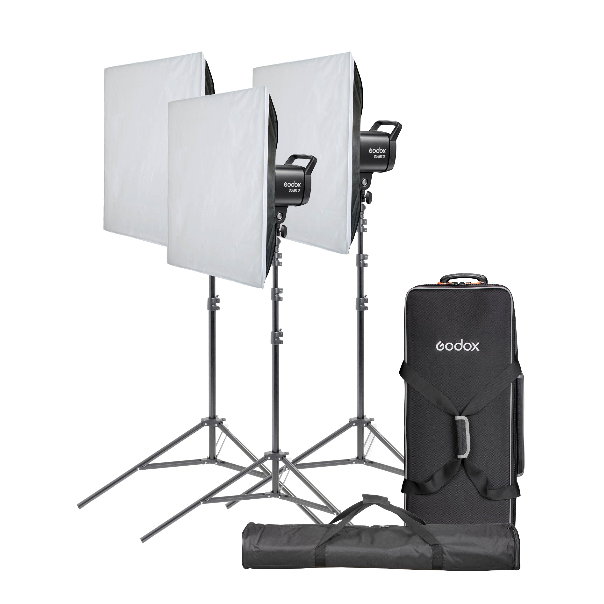 Godox SL60IID Three-Head Softbox LED Lighting Kit