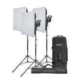 Godox SL60IID Three-Head Softbox LED Lighting Kit