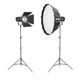 UL150IIBi Portable LED Light Twin Kit with S85T Softbox & Fresnel Lens