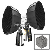Godox ML60IIBI Bi-Colour LED Twin Softbox Lighting Kit with NP-F Batteries