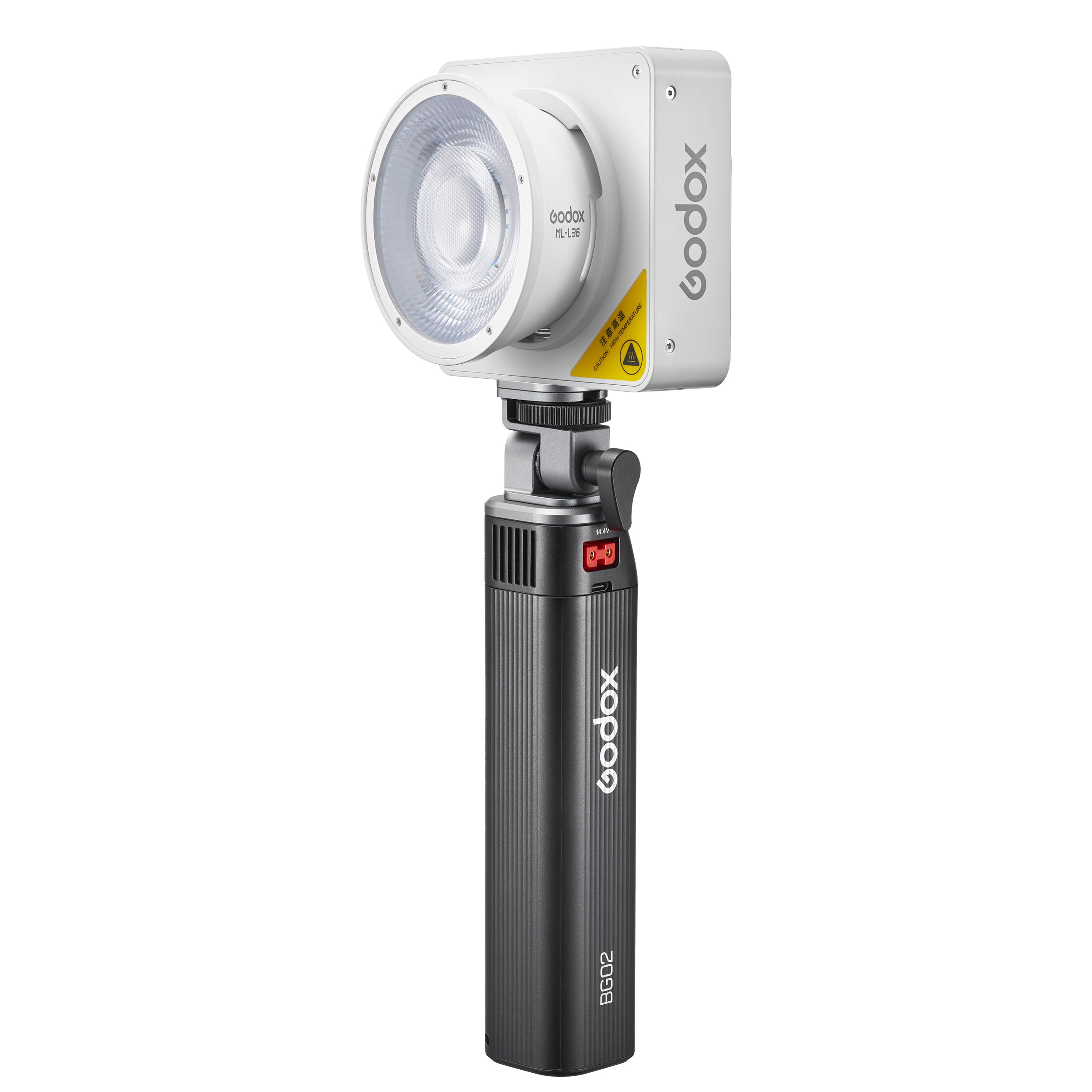 GODOX ML100BI Compact Video Light with BG02 Battery Grip