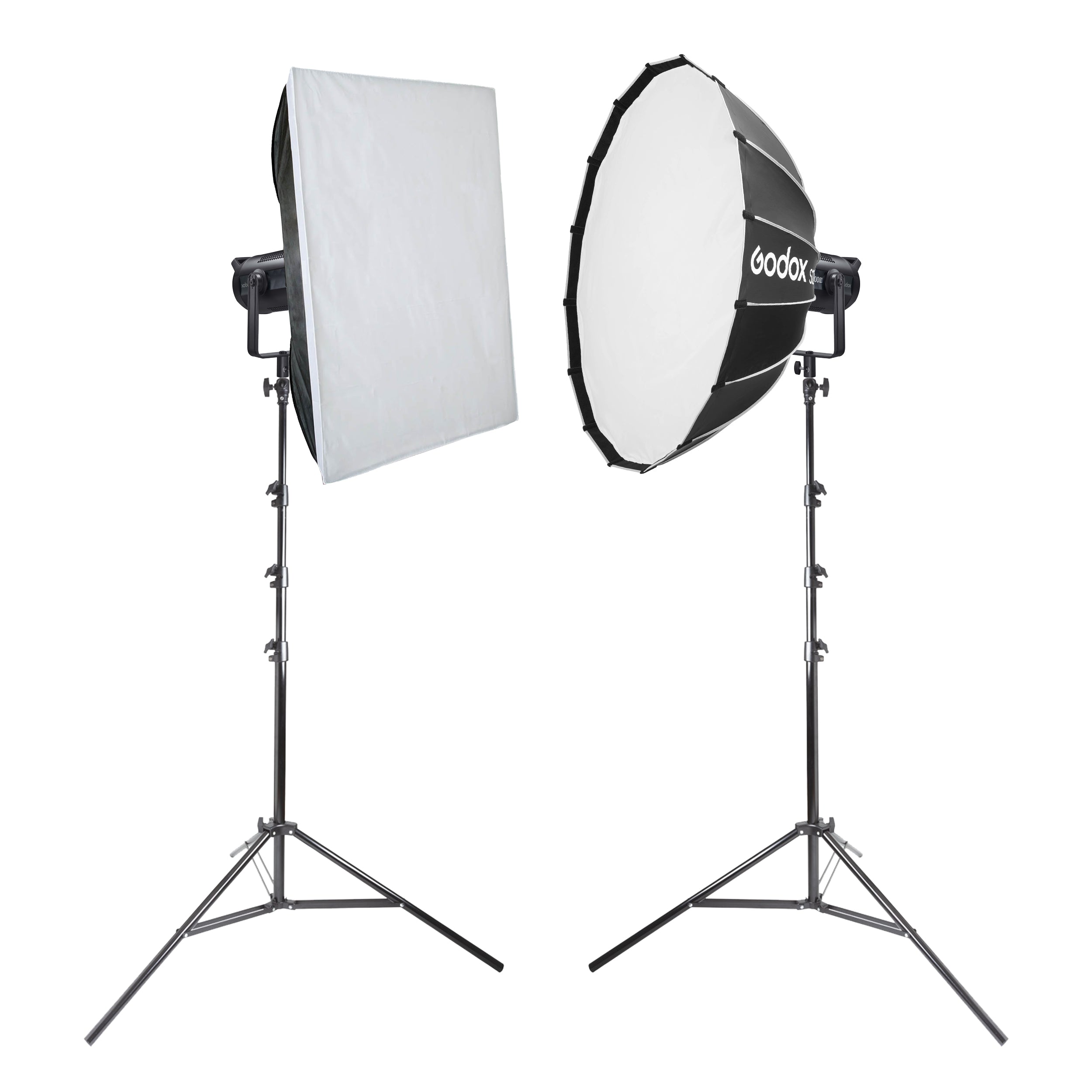 GODOX SZ200BI Zoom LED Continuous Video Twin Softbox Lighting Kit