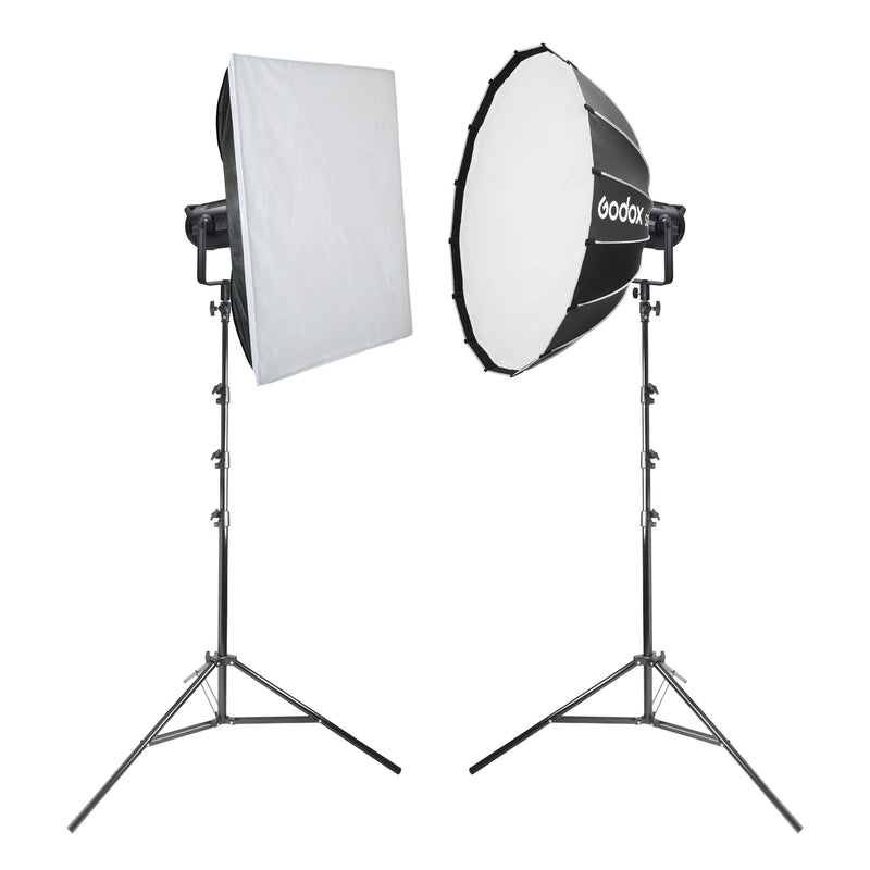 GODOX SZ200BI Zoom LED Continuous Video Twin Softbox Lighting Kit