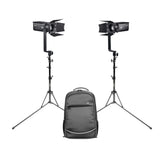 Godox S60D Dual Focusing LED Lighting Kit with Stands & Backpack
