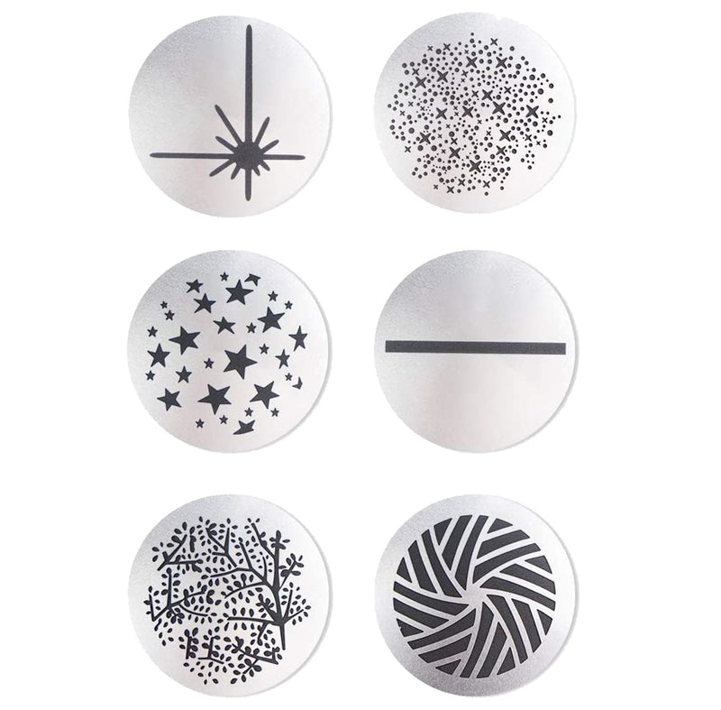 SA09-003 6-Peice Creative Effects Gobo Set SA09-001 6-Piece Gobo Set For Godox SA-P, MLP, BFP And BLP Projection Attachments