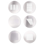 SA09-004 6-Piece Window-Design Gobo Set SA09-001 6-Piece Gobos Set For Godox SA-P, MLP, BFP And BLP Projection Attachments
