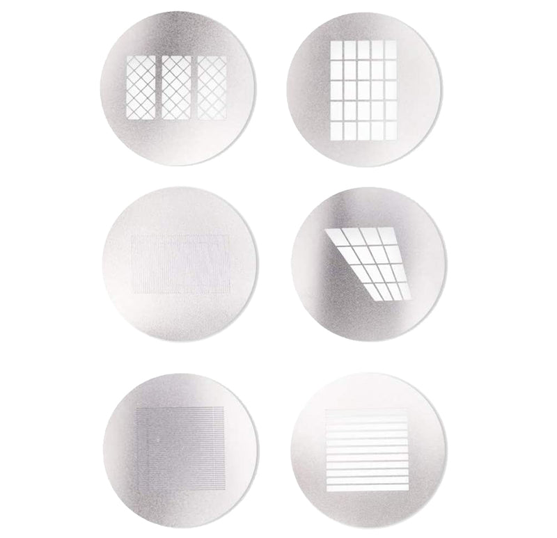 SA09-004 6-Piece Window-Design Gobo Set SA09-001 6-Piece Gobos Set For Godox SA-P, MLP, BFP And BLP Projection Attachments