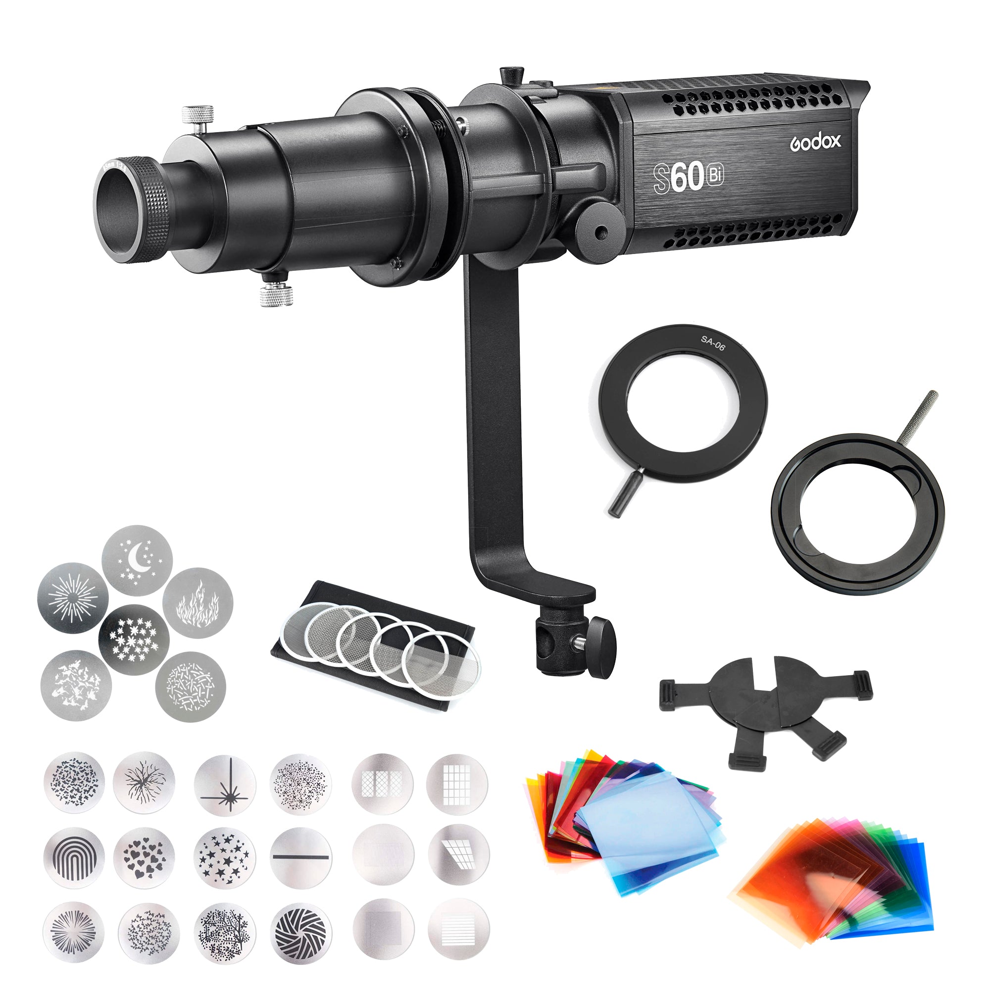 S60BI 60W Bi-Colour Focusable LED Light Complete Kit