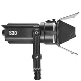 S30 30W Daylight-Balanced LED Focus Light By Godox Side View