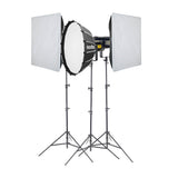 GODOX FV200 200W High-Speed Sync 2-in-1 LED Continuous Light & Flash Three-Head Kit