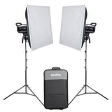 Godox SL100Bi Twin Softbox LED Lighting Kit
