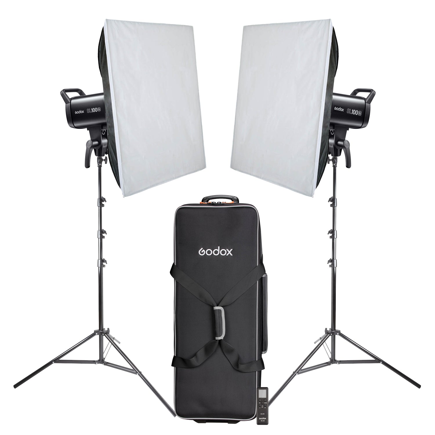 Godox SL100Bi Twin Softbox LED Lighting Kit