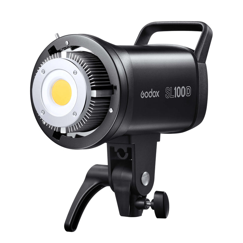 Godox SL100D 100W Compact Daylight-Balanced LED Studio Light Side View without Reflector