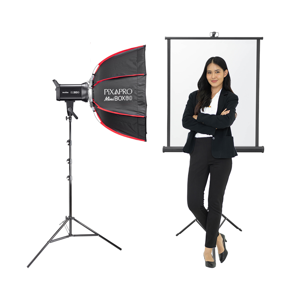 Godox SL100D Daylight LED ID / Headshot Photography Kit