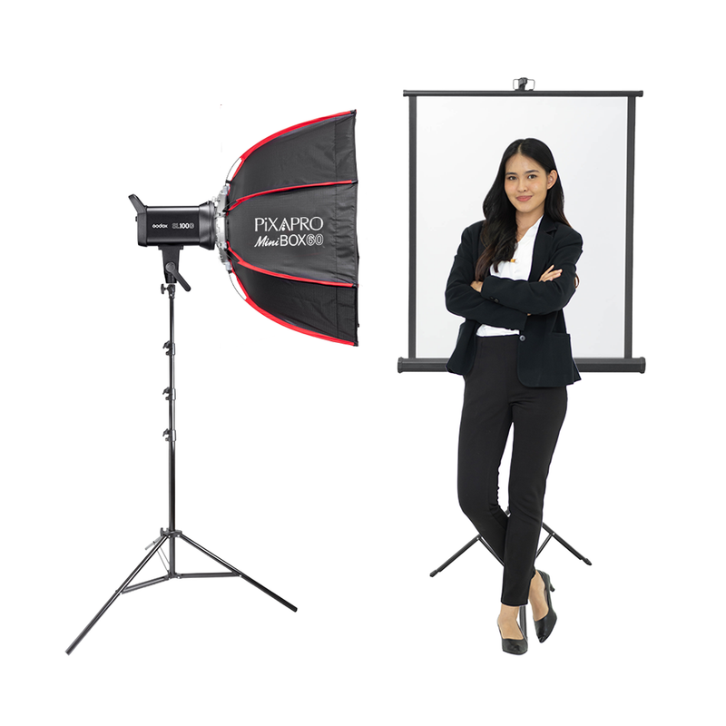 Godox SL100D Daylight LED ID / Headshot Photography Kit