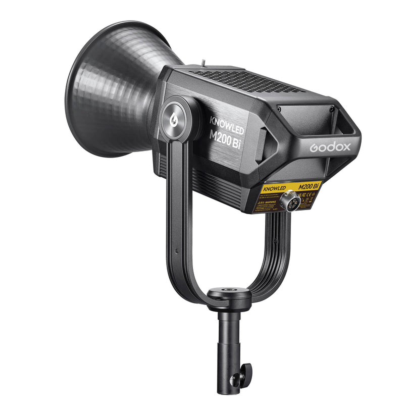 Godox KNOWLED M200Bi COB LED Cine Light (Three-Quarter Back View)