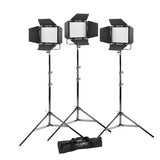Godox Litemons LP400BI Bi-Colour LED Light Panel Three Head Kit