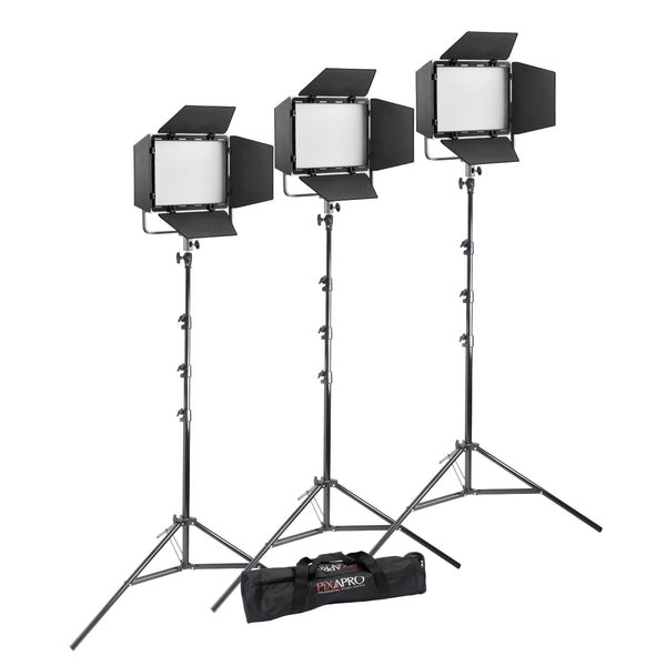 Godox Litemons LP600BI Bi-Colour LED Continuous Three Head Lighting Kit