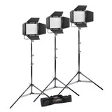 Godox Litemons LP600BI Bi-Colour LED Continuous Three Head Lighting Kit