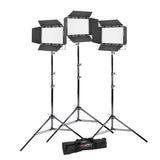 Godox Litemons LP1200BI Powerful Bi-Colour LED Continuous Three Head Lighting Kit