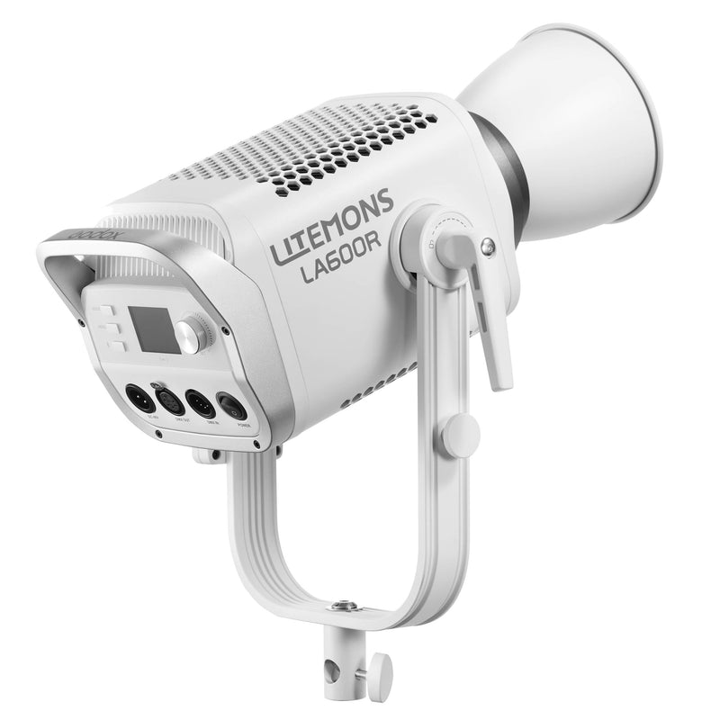 GODOX LITEMONS LA600R RGB COB LED Video Light Rear View with Controls