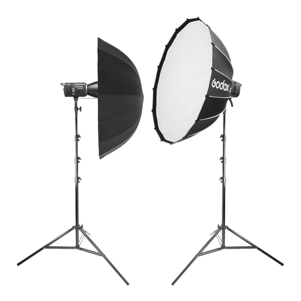 Godox LITEMONS LE300Bi Bi-Colour Variable Colour Temperature LED Video Light Twin Kit