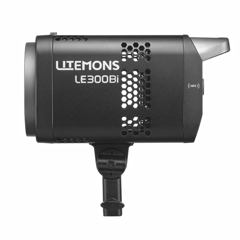 GODOX LITEMONS LE300Bi Variable Colour Temperature Bi-Colour COB LED Studio Light Side View