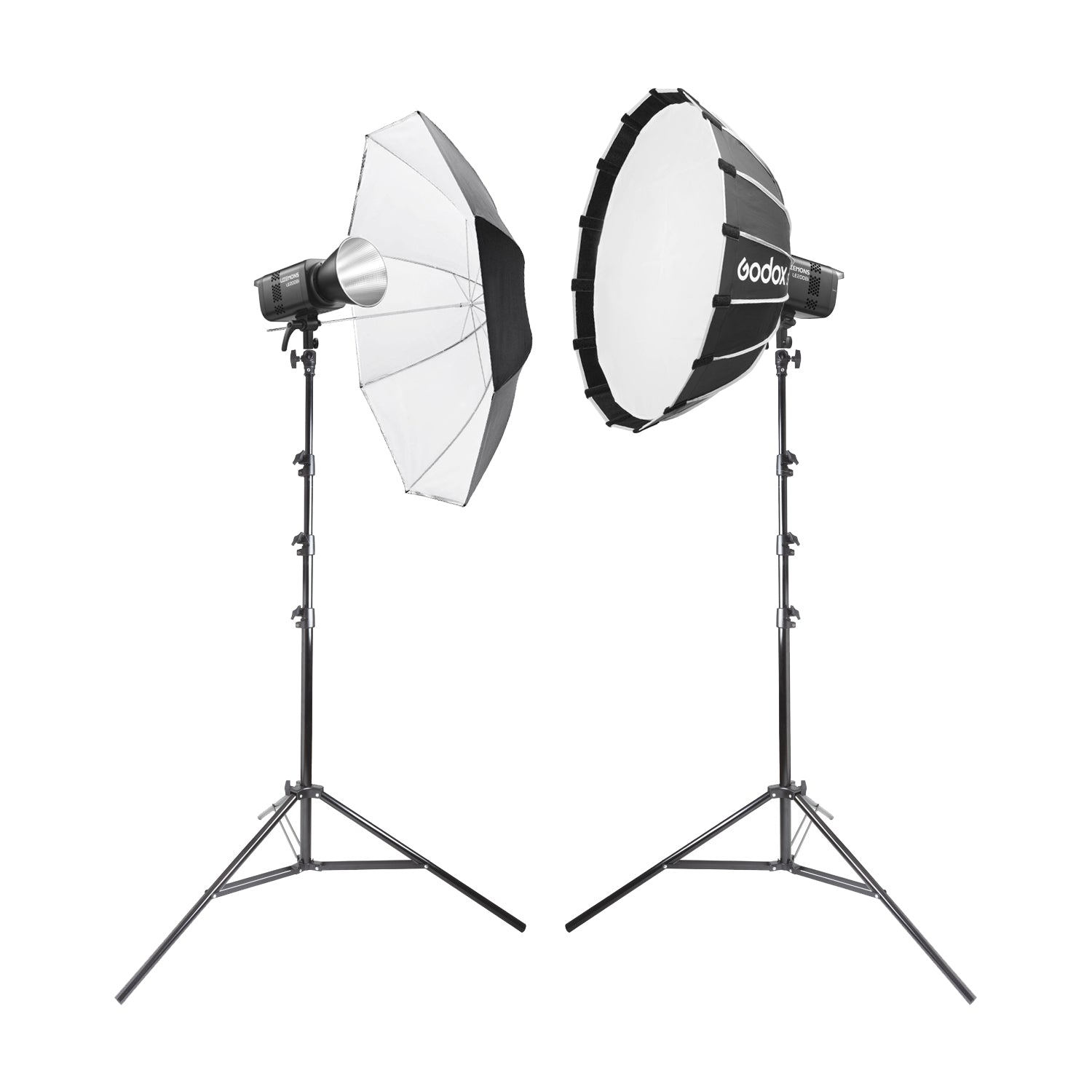 Godox LITEMONS LE200Bi Variable Colour Temperature Bi-Colour Twin Kit