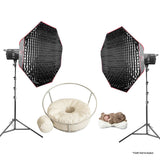Godox LE300Bi Newborn Photography LED Studio Kit – Complete Posing & Continuous Lighting Bundle
