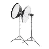 Litemons LE200R Twin Head RGB Continuous Lighting Kit