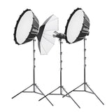 Litemons LE200R Three Head RGB Continuous Lighting Kit