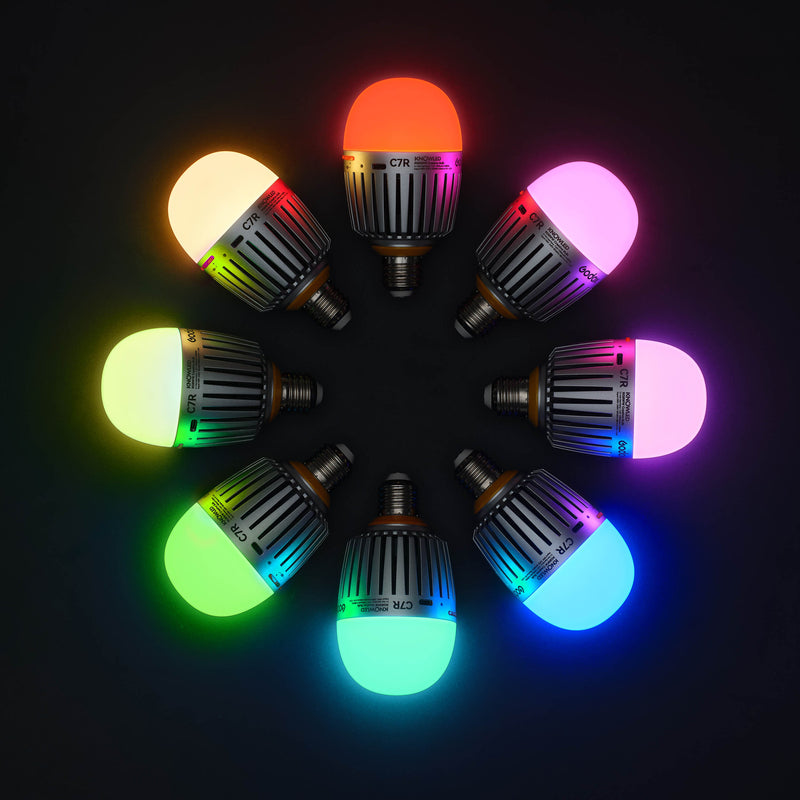 Godox Knowled C7R Battery-Powered RGBWW LED Bulb Light