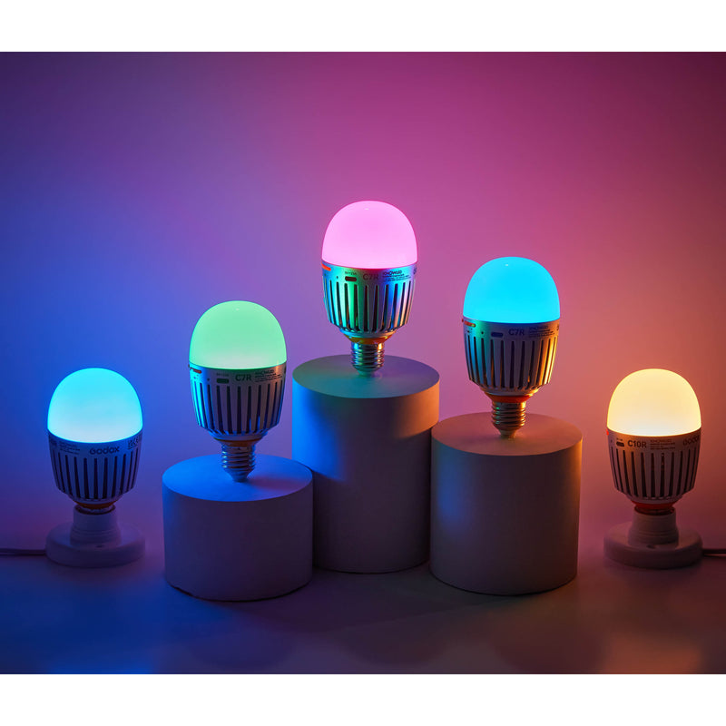 Godox Knowled C7R Battery-Powered RGBWW LED Bulb Light